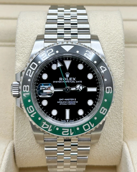 2024 Rolex GMT-Master II “Sprite” 40MM Black Dial Jubilee Bracelet (126720VTNR)