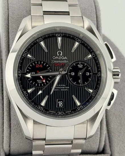 Omega Seamaster Aqua Terra 150M Chronograph GMT 43MM Grey Dial Steel Bracelet (231.10.43.52.06.001)