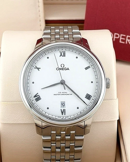 2023 Omega De Ville Prestige 40MM Silver Dial Steel Bracelet (434.10.40.20.02.001)