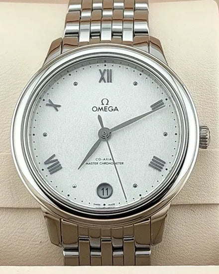 2023 Omega De Ville Prestige 34MM Silver Dial Steel Bracelet (434.10.34.20.02.001)