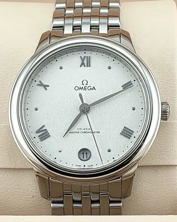 2023 Omega De Ville Prestige 34MM Silver Dial Steel Bracelet (434.10.34.20.02.001)