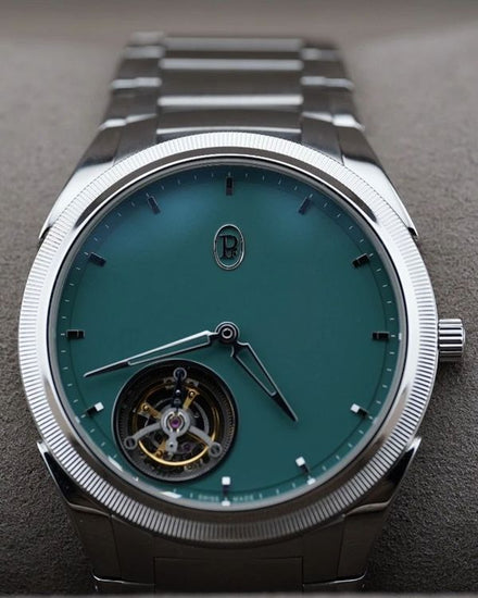2025 Parmigiani Fleurier Tonda Flying Tourbillon "Yoshida" L.E. 42MM Turquoise Dial Steel Bracelet (PFS921-1020001-100182)