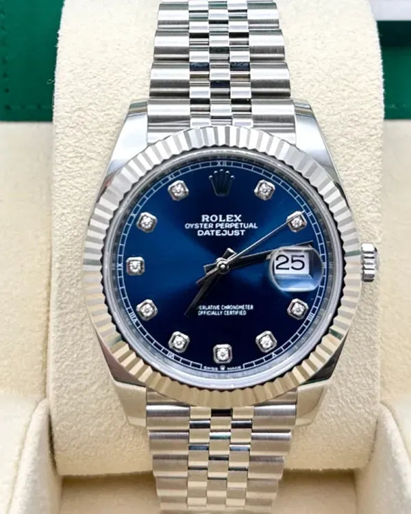 2023 Rolex Datejust 41MM Blue Dial Jubilee Bracelet (126334)