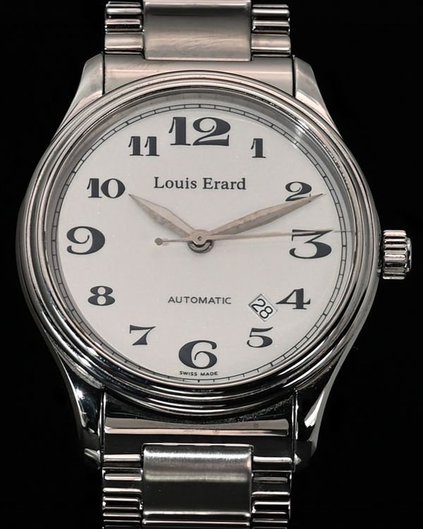 Louis Erard 2300 40MM White Dial Steel Bracelet (69250AA06)