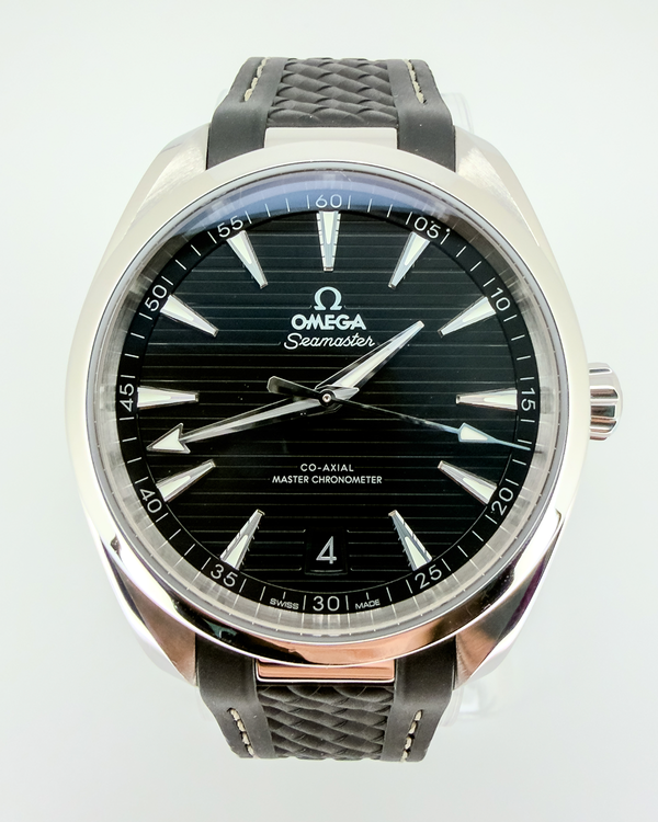 2022 Omega Seamaster Aqua Terra 150M 41MM Black Dial Rubber Strap (220.12.41.21.01.001)