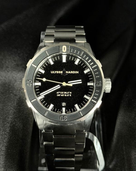 2026 Ulysse Nardin Diver 42MM Black Dial Steel Bracelet (8163-175-7M/92)