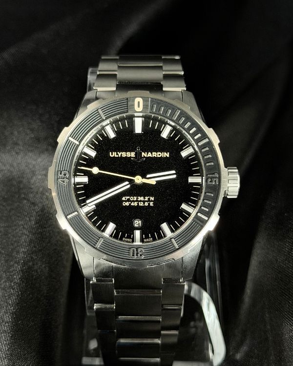 2026 Ulysse Nardin Diver 42MM Black Dial Steel Bracelet (8163-175-7M/92)