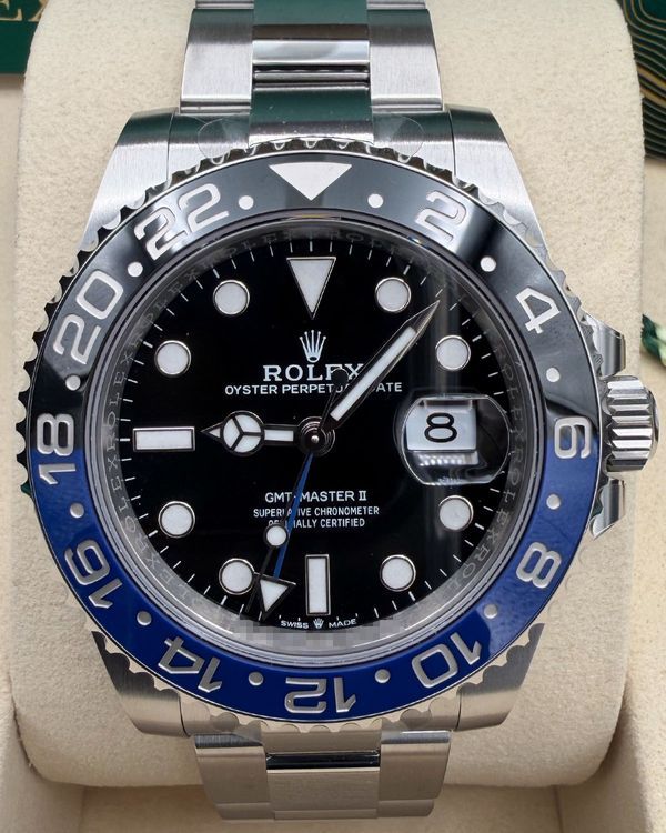 2026 Rolex GMT-Master II "Batman" 40MM Black Dial Oyster Bracelet (126710BLNR)