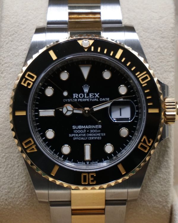 2023 Rolex Submariner Date 41MM Black Dial Two-Tone Oyster Bracelet (126613LN)
