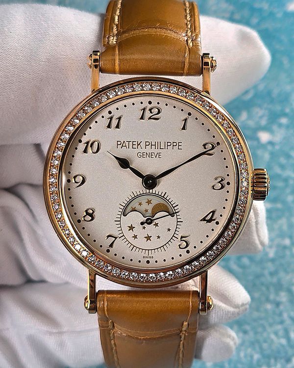 2022 Patek Philippe Complications 33MM Silver Dial Leather Strap (7121j-001)