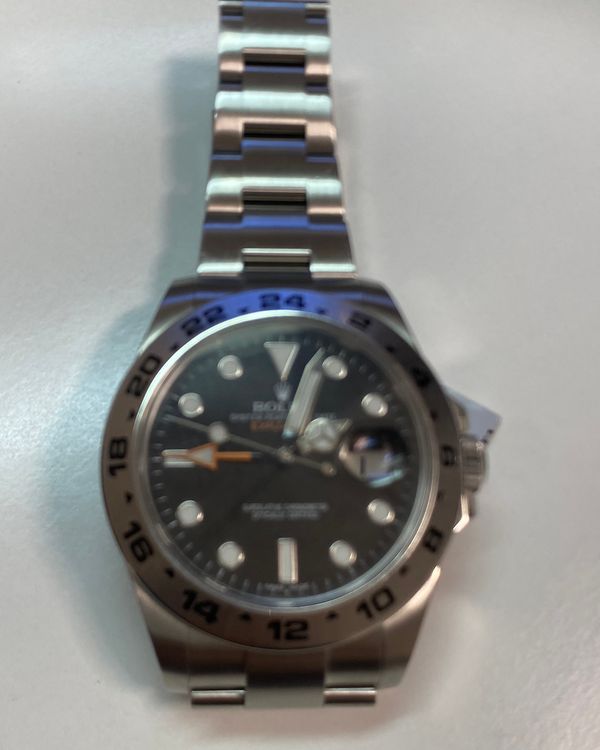 Rolex Explorer II 42MM Black Dial Oyster Bracelet (216570)