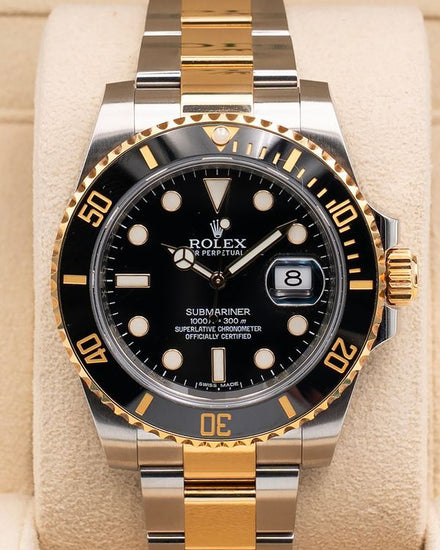Rolex Submariner Date 40MM Black Dial Two-Tone Oyster Bracelet (116613LN)