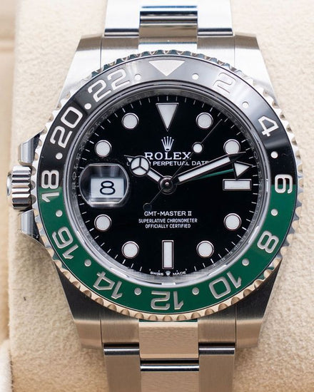 2025 Rolex GMT-Master II “Sprite” 40MM Black Dial Oyster Bracelet (126720VTNR)