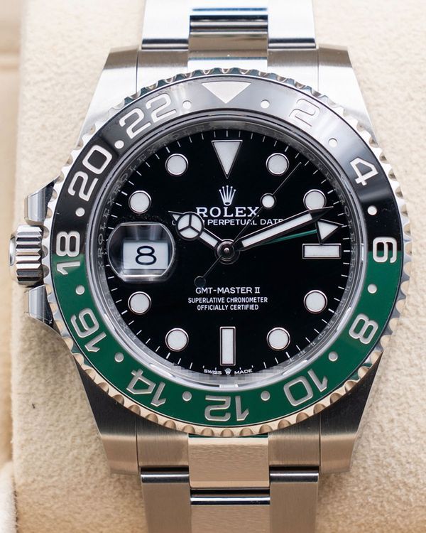 2025 Rolex GMT-Master II “Sprite” 40MM Black Dial Oyster Bracelet (126720VTNR)