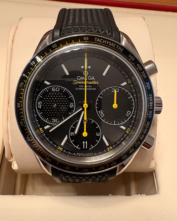 2025 Omega Speedmaster Racing Series 40MM Grey Dial Rubber Strap (326.32.40.50.06.001)