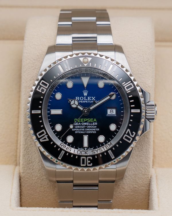 2021 Rolex Sea-Dweller Deepsea 44MM Black Dial Oyster Bracelet (126660)