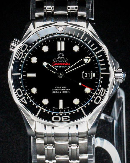 No Reserve - 2019 Omega Seamaster Diver 300M 41MM Black Dial Steel Bracelet (212.30.41.20.01.003)