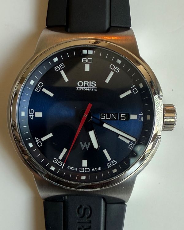 2023 Oris Williams F1 44MM Black Dial Rubber Strap (01-735-7716-4155-07)