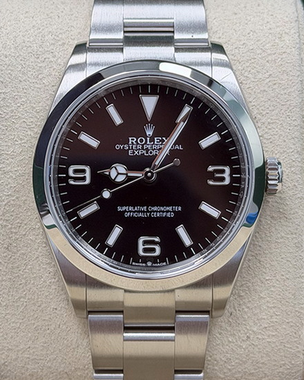 2025 Rolex Explorer 36MM Black Dial Oyster Bracelet (124270)
