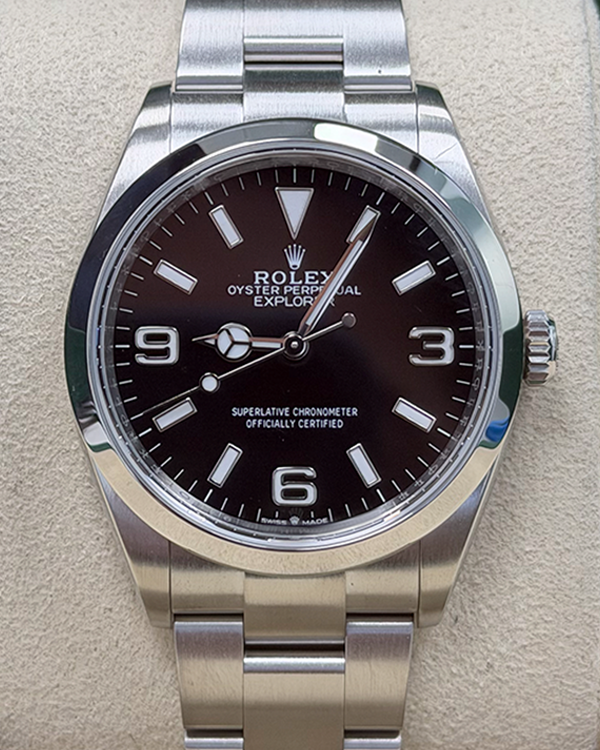 2025 Rolex Explorer 36MM Black Dial Oyster Bracelet (124270)