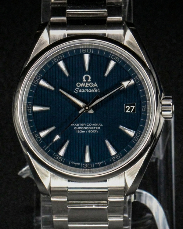 No Reserve - 2024 Omega Seamaster Aqua Terra 150M 41.5MM Blue Dial Steel Bracelet (231.10.42.21.03.003)