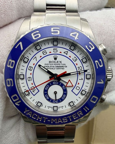 2017 Rolex Yacht-Master II 44MM White Dial Oyster Bracelet (116680)