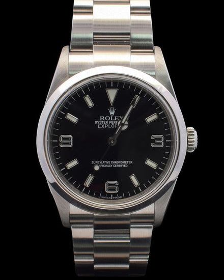1997 Rolex Explorer 36MM Black Dial Oyster Bracelet (14270)