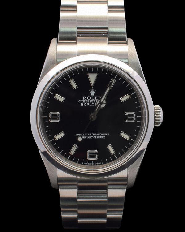 1997 Rolex Explorer 36MM Black Dial Oyster Bracelet (14270)