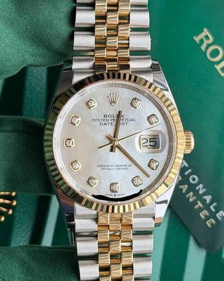 2025 Rolex Datejust 36MM Mother of Pearl Dial Two-Tone Jubilee Bracelet (126233)