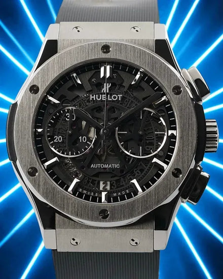 2019 Hublot Classic Fusion Aerofusion 45MM Skeleton Dial Rubber Strap (525.NX.0170.LR)
