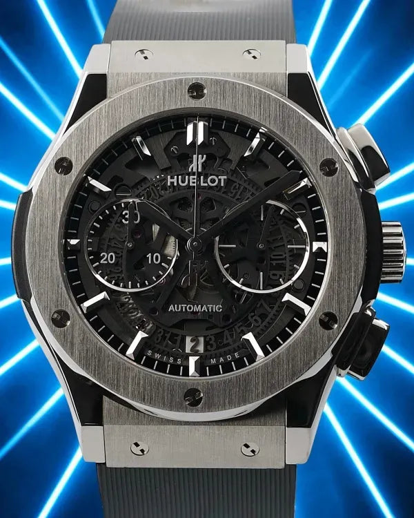 2019 Hublot Classic Fusion Aerofusion 45MM Skeleton Dial Rubber Strap (525.NX.0170.LR)