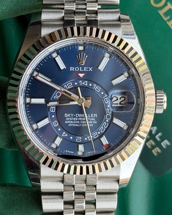 2022 Rolex Sky-Dweller 42MM Blue Dial Oyster Bracelet(326934)