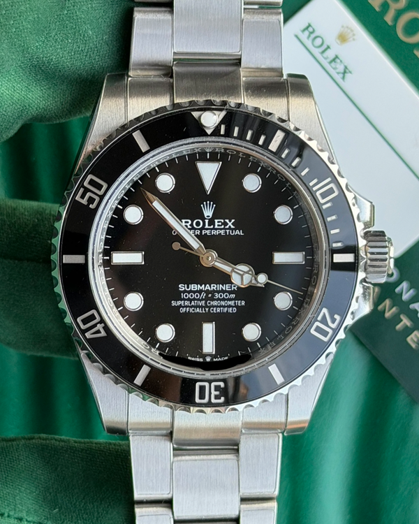2022 Rolex Submariner No-Date 41MM Black Dial Oyster Bracelet (124060)