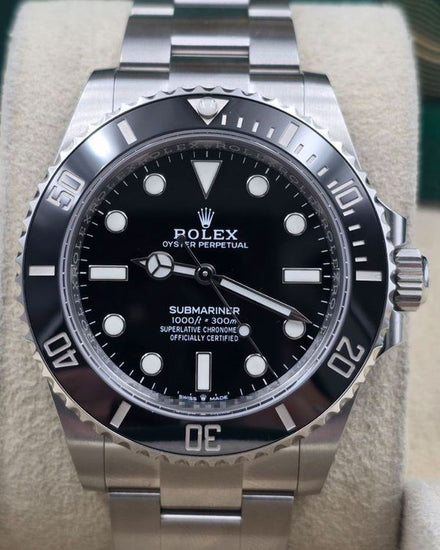 2022 Rolex Submariner No-Date 41MM Black Dial Oyster Bracelet (124060)