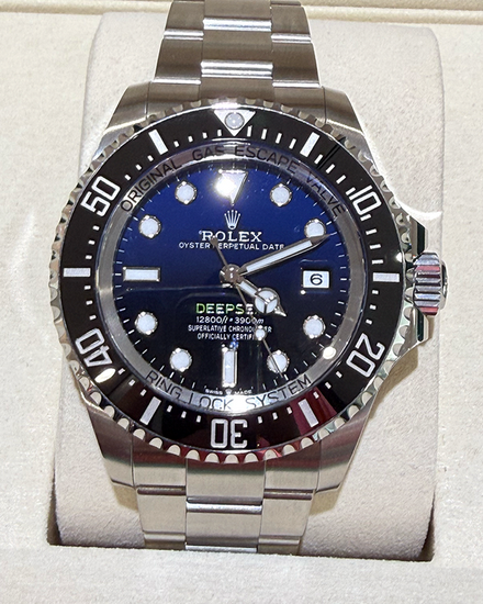 2025 Rolex Sea-Dweller Deepsea "James Cameron" 44MM Blue Dial Oyster Bracelet (136660)