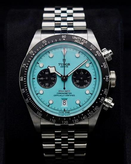 2026 Tudor Black Bay Chrono 41MM Blue "Flamingo" Dial Steel Bracelet (79360N)