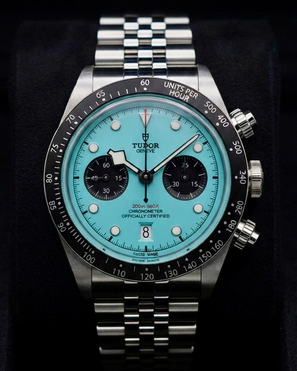 2026 Tudor Black Bay Chrono 41MM Blue "Flamingo" Dial Steel Bracelet (79360N)