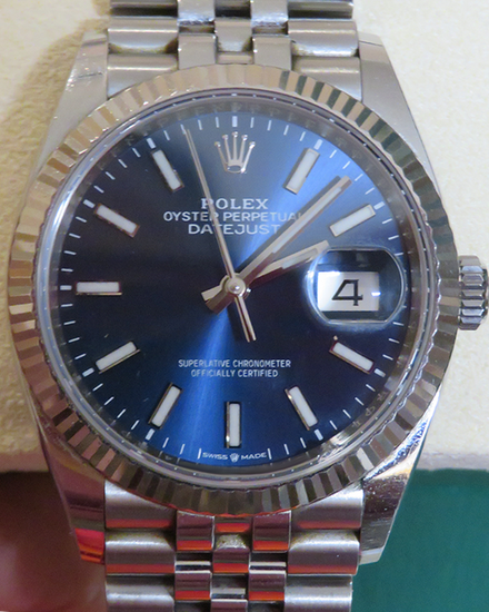 2020 Rolex Datejust 36MM Blue Dial Jubilee Bracelet (126234)