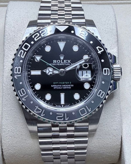2025 Rolex GMT-Master II "Bruce Wayne" 40MM Black Dial Jubilee Bracelet (126710GRNR)