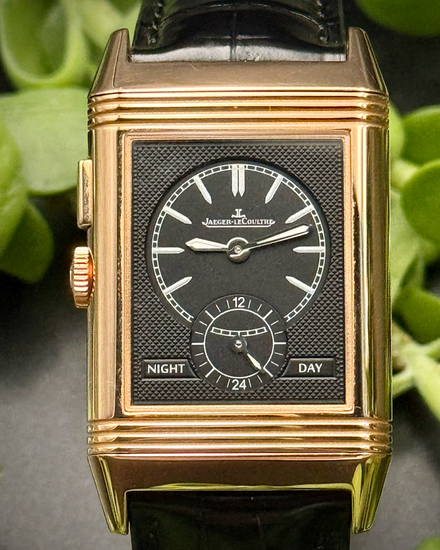 2017 Jaeger-LeCoultre Reverso Ultra Thin Duoface 27.4MM Silver Dial Leather Strap (Q3782520)