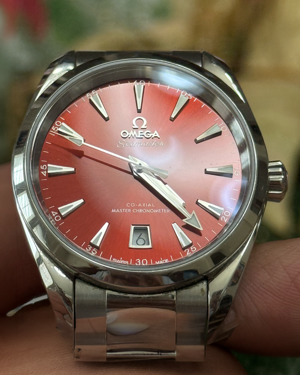 2024 Omega Seamaster Aqua Terra "Shades" 38MM Red "Terracotta" Dial Steel Bracelet (220.10.38.20.13.003)