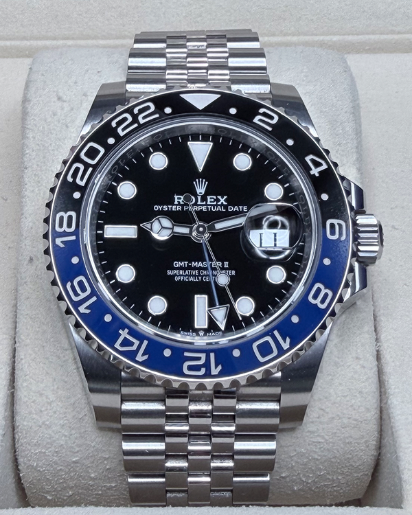 2025 Rolex GMT-Master II "Batgirl" 40MM Black Dial Jubilee Bracelet (126710BLNR)