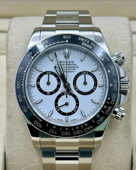 2026 Rolex Cosmograph Daytona "Panda" 40MM White Dial Oyster Bracelet (126500LN)