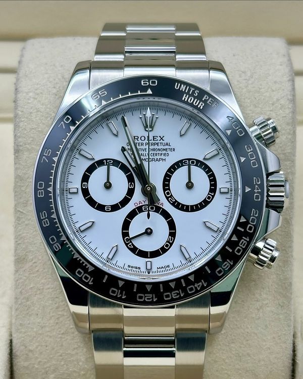 2026 Rolex Cosmograph Daytona "Panda" 40MM White Dial Oyster Bracelet (126500LN)