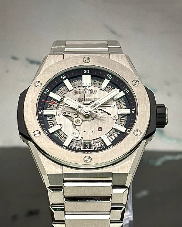 2025 Hublot Big Bang Integrated 40MM Skeleton Dial Titanium Bracelet (456.NX.0170.NX)