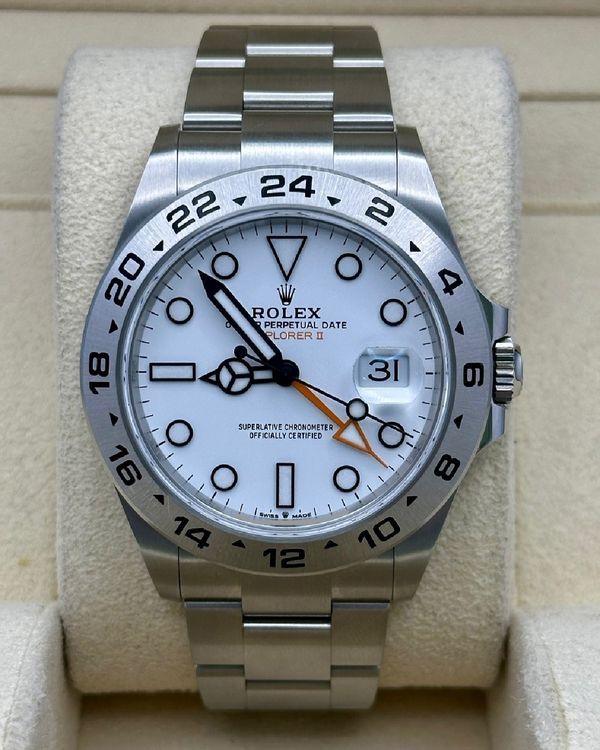 2024 Rolex Explorer II "Polar" 42MM White Dial Oyster Bracelet (226570)