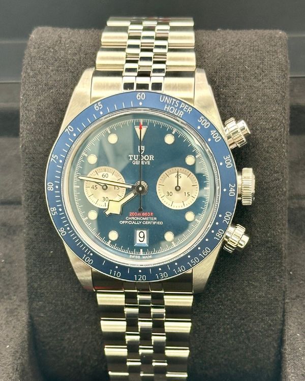 2026 Tudor Black Bay Chrono 41MM Blue Dial Steel Bracelet (79360B)