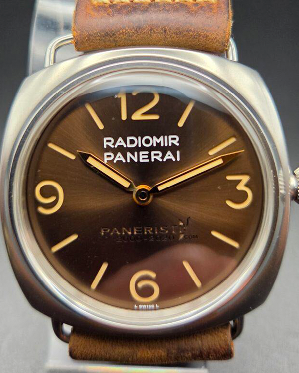 2021 Panerai Radiomir Venti "20th Paneristi Anniversary" L.E. 45MM Brown Dial Leather Strap (PAM02020)