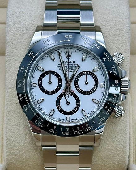 2019 Rolex Cosmograph Daytona "Panda" 40MM White Dial Oyster Bracelet (116500LN)