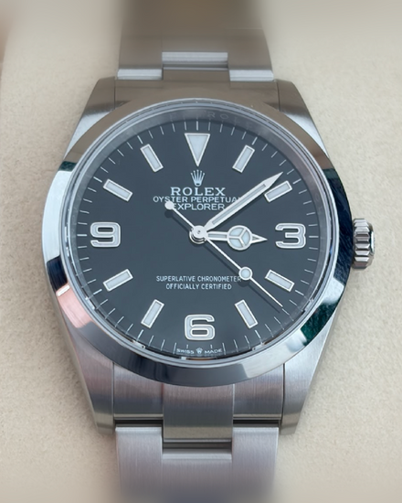 2026 Rolex Explorer 36MM Black Dial Oyster Bracelet (124270)